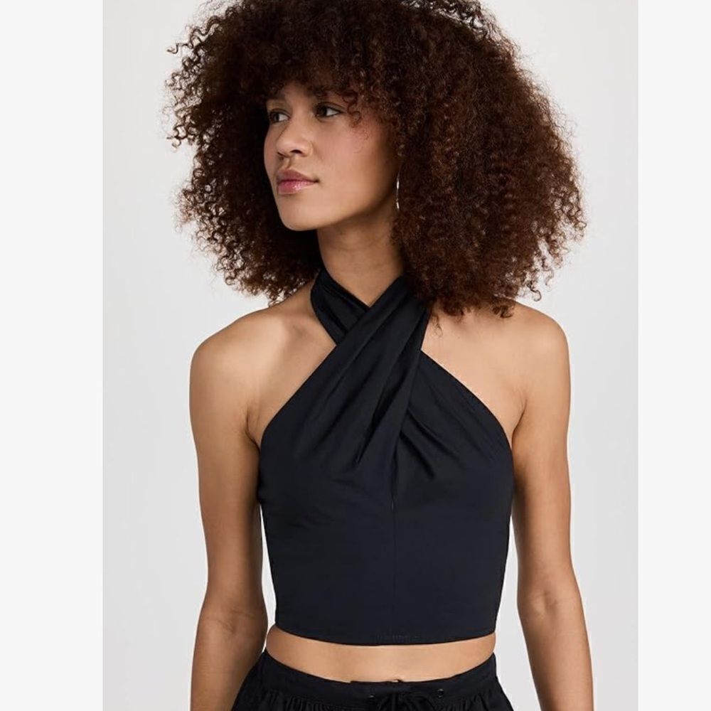 NWT Staud Kai Black Knot Top XL